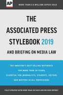 The Associated Press stylebook and briefing on media law.