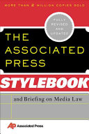 Stylebook and briefing on media law /