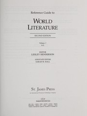 Reference guide to world literature /