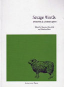 Savage words : invectives as a literary genre /