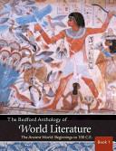 The Bedford anthology of world literature /