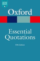 Oxford essential quotations /