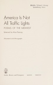 America is not all traffic lights : poems of the Midwest /