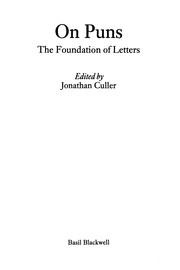 On puns : the foundation of letters /
