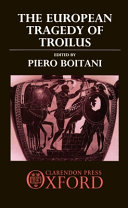 The European tragedy of Troilus /