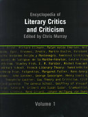 Encyclopedia of literary critics and criticism /