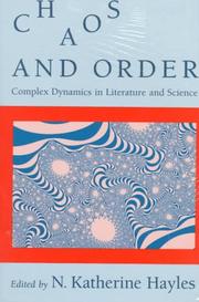 Chaos and order : complex dynamics in literature and science /