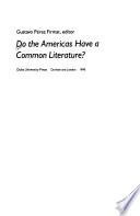 Do the Americas have a common literature? /