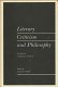 Literary criticism and philosophy /