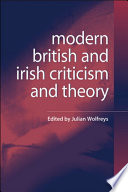 Modern British and Irish criticism and theory : a critical guide /