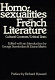 Homosexualities and French literature : cultural contexts, critical texts /