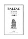 Balzac, imprimeur et défenseur du livre.