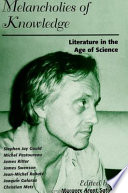 Melancholies of knowledge : literature in the age of science /