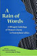 A rain of words : a bilingual anthology of women's poetry in Francophone Africa /