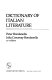 Dictionary of Italian literature /