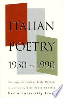 Italian poetry, 1950-1990 /