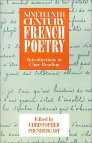 Nineteenth-century French poetry : introductions to close reading /