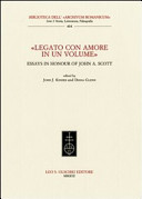 "Legato con amore in un volume" : essays in honour of John A. Scott /