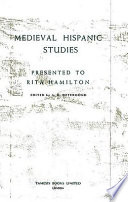Medieval Hispanic studies presented to Rita Hamilton /