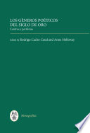 Los géneros poéticos del siglo de oro centros y periferias /