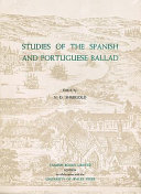 Studies of the Spanish and Portuguese ballad /