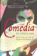 The Comedia in English : translation and performance /