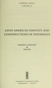 Latin American identity and constructions of difference /