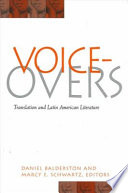 Voice-overs : translation and Latin American literature /