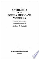 Antologia de la poesia mexicana moderna /