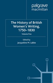 The history of British women's writing.