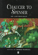 Chaucer to Spenser : an anthology of writings in English, 1375-1575 /
