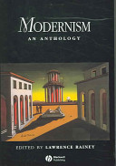 Modernism : an anthology /
