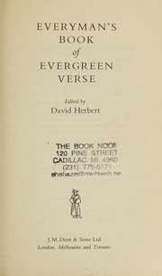 Everyman's book of evergreen verse /