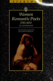 Women Romantic poets : 1785-1832, an anthology /