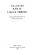 The Oxford book of local verses /