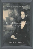 British romanticism and the Jews : history, culture, literature /