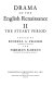 Drama of the English Renaissance /