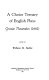 A choice ternary of English plays : Gratiae theatrales (1662) /