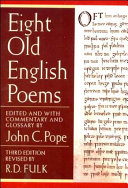 Eight Old English poems /