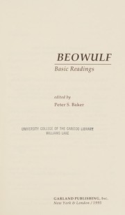 Beowulf : basic readings /