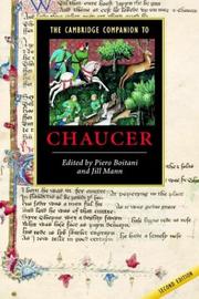 The Cambridge companion to Chaucer /
