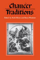 Chaucer traditions : studies in honour of Derek Brewer /