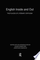 English inside and out : the places of literary criticism /