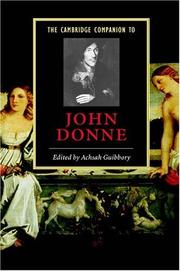 The Cambridge companion to John Donne /