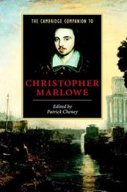 The Cambridge companion to Christopher Marlowe /