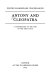 Antony and Cleopatra. : A concordance to the text of the first folio.