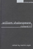 William Shakespeare, Richard II /