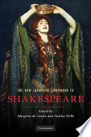 The new Cambridge companion to Shakespeare /