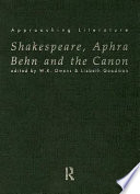 Shakespeare, Aphra Behn and the canon /