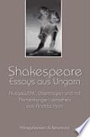 Shakespeare : Essays aus Ungarn /